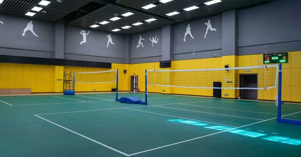 Kapalı voleybol sahası